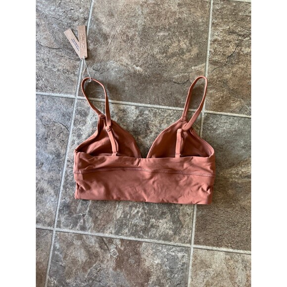 Skims Fits Everybody Triangle Longline Bralette Bronze Size Small - Picture 6 of 9